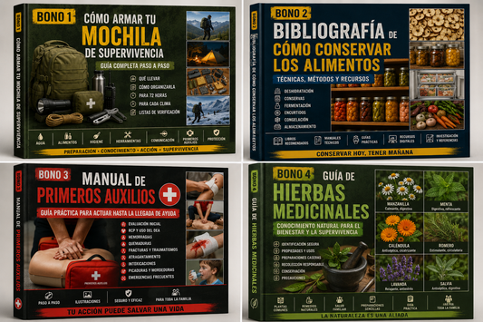 CÓDIGO SUPERVIVENCIA Manual + 4 bonos