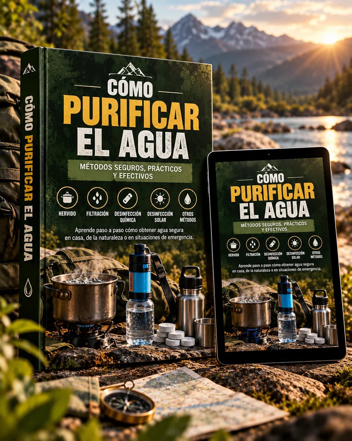 Cómo purificar el agua en emergencias